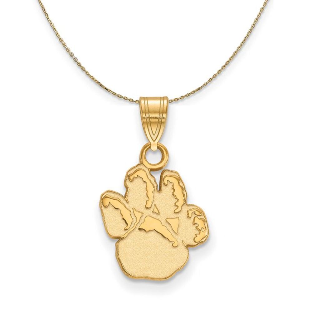 14k Yellow Gold U. of Pittsburgh Small Necklace - 24 Inch